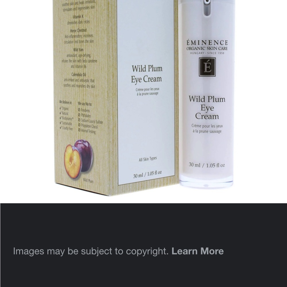 Wild Plum Eye Cream - White